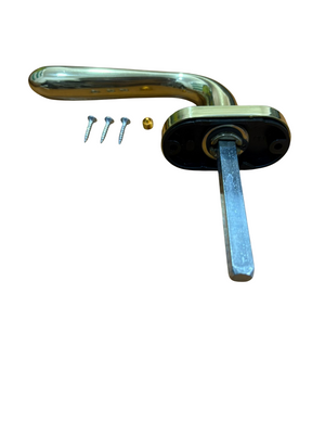 GHIDINI PIETRO BOSCO "UNO-Z" MEZZA MANIGLIA ROSETTA OVALE SINISTRA COLORE ORO LUCIDO