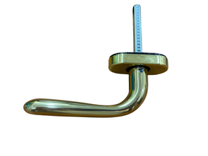 GHIDINI PIETRO BOSCO "UNO-Z" MEZZA MANIGLIA ROSETTA OVALE SINISTRA COLORE ORO LUCIDO