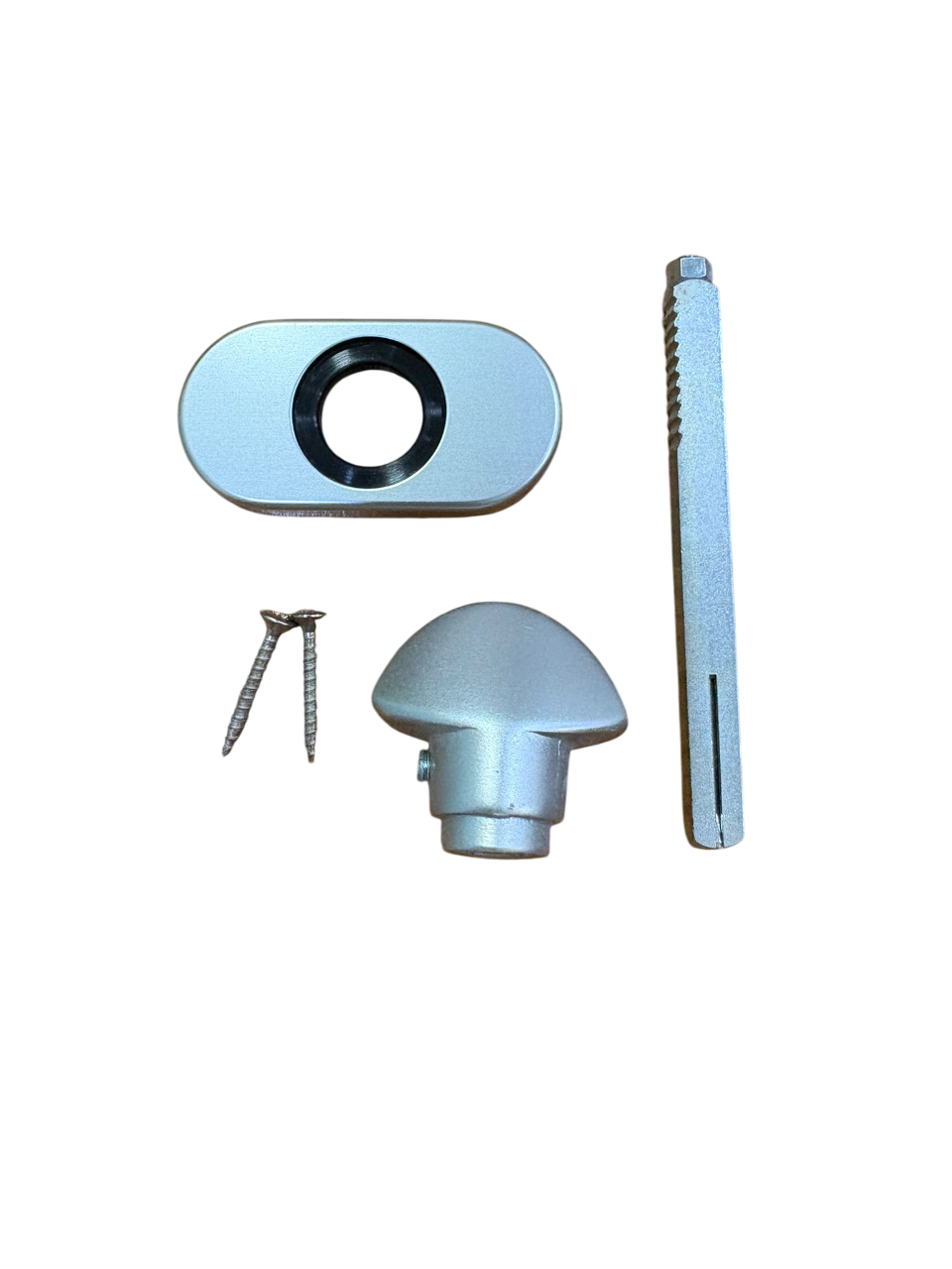 GHIDINI PIETRO BOSCO "MEZZALUNA" LIMITATORE C/ROSETTA OVALE Q.8 Colore ARGENTO