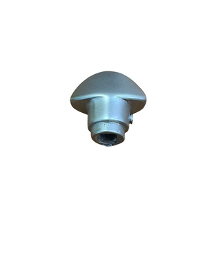 GHIDINI PIETRO BOSCO "MEZZALUNA" POMO PER Q.8 SENZA FERRO - COLORE ARGENTO