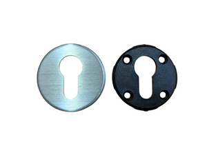 GHIDINI PIETRO BOSCO BOCCHETTA YALE 54x5 mm. FINITURA IN ALLUMINIO COLORE ARGENTO