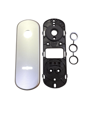 GHIDINI PIETRO BOSCO GHIBLI PLACCA DOPPIA MAPPA UNIVERSALE INTERASSE 85mm. COLORE ARGENTO