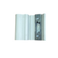 Rapid cerniera con piastrina zama - viti - perno zincato colore bianco RAL 9010