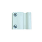 Rapid cerniera con piastrina zama - viti - perno zincato colore bianco RAL 9010