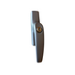 SAVIO Cremonese modello "MANON" per ANTA-RIBALTA con viti ad impronta TORX e cilindro di sicurezza - interasse 84.5-98 mm.