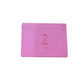TASSELLI PER VETRO 40x30x2 mm. COLORE ROSA (Confezione da 1 kg.)
