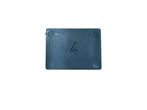 TASSELLI PER VETRO 40x30x4 mm. COLORE NERO (Confezione da 1 kg.)