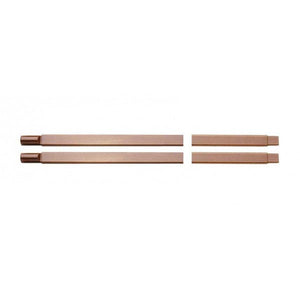 MOTTURA Coppia aste 10x20 mm. registrabili da cm. 72 a 130 per art.20527/30426 bx