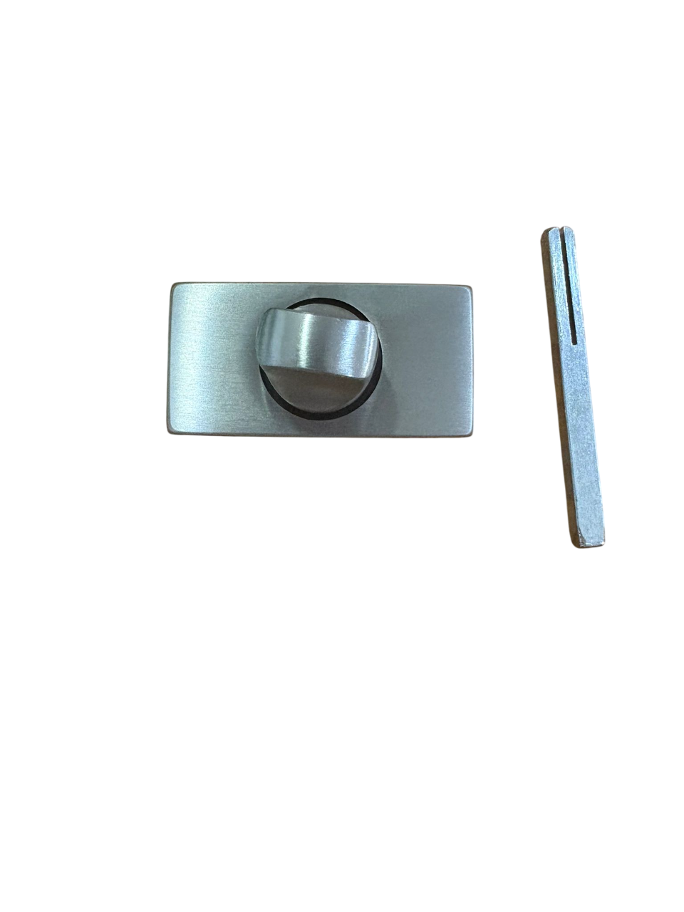 TROPEX NOTTOLINO WC "L-O" Q6+Q8 CON ROSETTA RETTANGOLARE 60x31x10 INOX SATINATO