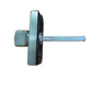TROPEX NOTTOLINO WC "L-O" Q6+Q8 CON ROSETTA RETTANGOLARE 60x31x10 INOX SATINATO