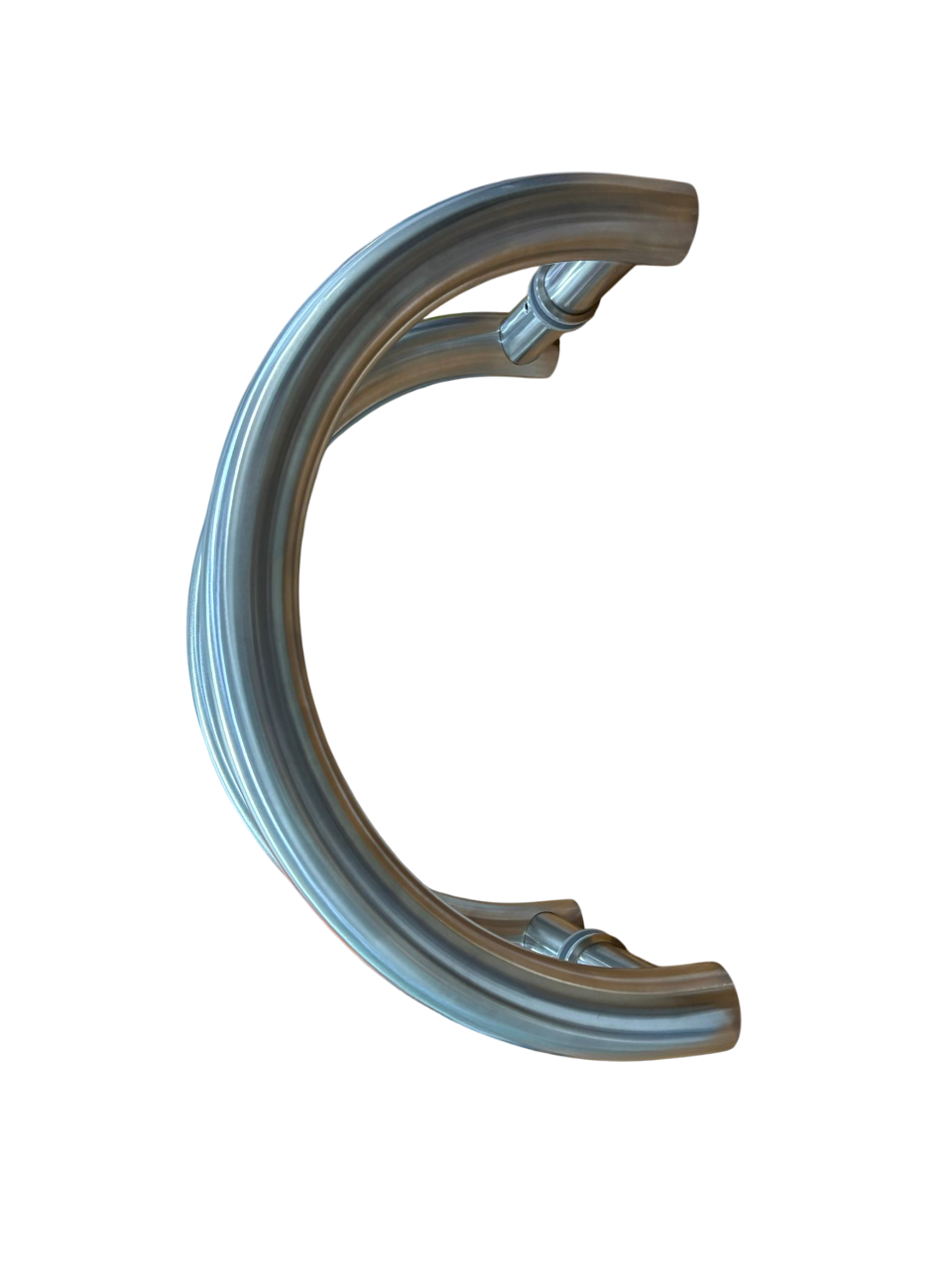 MASTER maniglione semicircolare doppio, interasse 300 mm. (completo di attacchi)