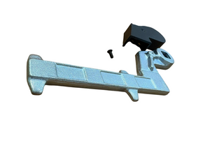 ASSA ABLOY CARDINE INFERIORE DESTRO A BATTENERE, FINITURA IN ACCIAIO - ALTEZZA 8 mm. - LARGHEZZA 1 = 40 mm. - LARGHEZZA 2 = 20 mm.