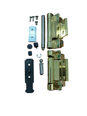 ALUTEC KIT CERNIERA ANTA AFFIANCATA CAMERA EUROPEA - FINITURA IN PVD COLORE ORO