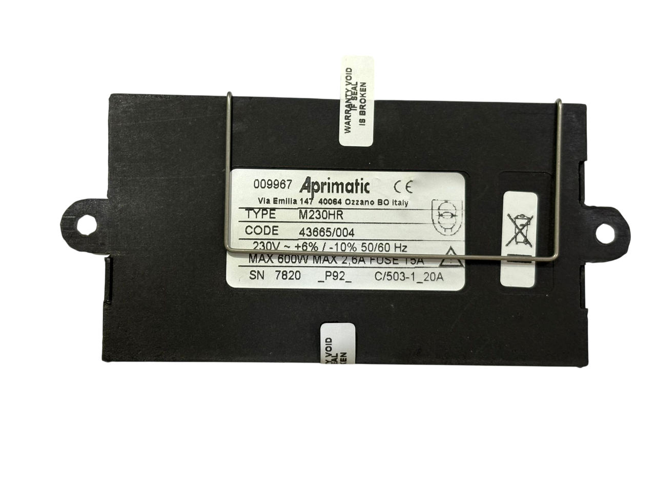 APRIMATIC_43665/004-1_sicisrl