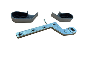 ASSA ABLOY BRACCIO INFERIORE DESTRO/SINISTRO QUADRO ITALIANO COLORE ARGENTO