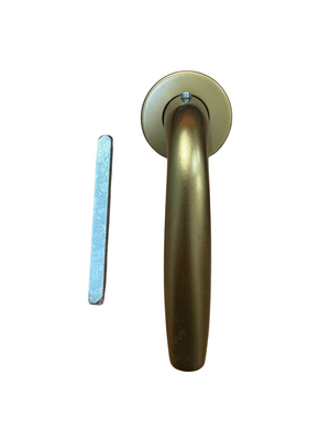 BRIALMA MEZZA MANIGLIA ROSETTA TONDA DIAMETRO 50 mm. COLORE BRONZO