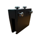 COMPAS PINZA PORTA VETRO FINITURA IN ALLUMINIO ESTRUSO COLORE NERO