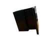 COMPAS SUPPORTO FISSAGGIO ALTEZZA 100 mm. FINITURA ALLUMINIO ESTRUSO COLORE NERO