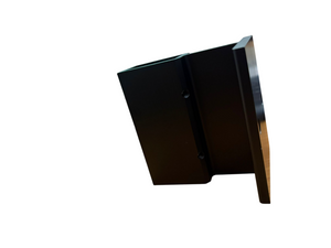 COMPAS SUPPORTO FISSAGGIO ALTEZZA 100 mm. FINITURA ALLUMINIO ESTRUSO COLORE NERO