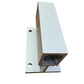 COMPAS SUPPORTO FISSAGGIO ALTEZZA 130 mm. FINITURA IN ALLUMINIO ESTRUSO COLORE ARGENTO