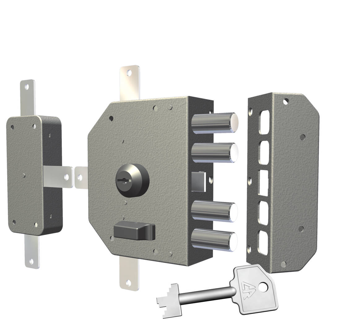 CR SERRATURE Serratura destra/sinistra con cilindro a pompa entrata 60 mm.