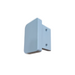 COMPAS RA 415 Tappo terminale in alluminio per profilato cod. 200725 colore ARGENTO OSSIDATO