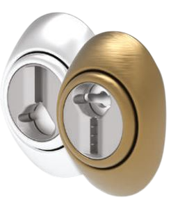 Mottura Defender® Magnetico con mostrina piena e con apertura tramite apposita chiave magnetica specifico per serrature a doppia mappa DF43