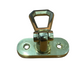 VI.TEL. MANIGLIA A PENDOLO SU ROSETTA OVALE 70x39 mm. - FINITURA IN ZAMA COLORE ORO
