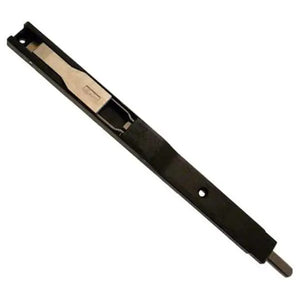 FAPIM CATENACCIO MODELLO "TITAN 2" LUNGHEZZA 220 mm. PER CAMERA EUROPEA CAVA 15x20 mm. - FINITURA IN ZAMA ZINCATA COLORE NERO RAL 9005 CON PERNO IN ACCIAIO
