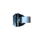 FAPIM Cricchetto SUPERCLAK per profili R40 e R50, colore ARGENTO corpo in alluminio anodizzato o verniciato. Basetta in zama zincata nera con regolazione trasversale, molla e grani di fissaggio in acciaio inox.