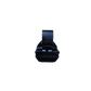 FAPIM Cricchetto SUPERCLAK per profili R40 e R50, colore NERO ANODIZZATO 23-Black Adz corpo in alluminio anodizzato o verniciato. Basetta in zama zincata nera con regolazione trasversale, molla e grani di fissaggio in acciaio inox.