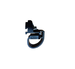 FAPIM Cricchetto SUPERCLAK per profili R40 e R50, colore NERO 9005 MAT VERNICIATO corpo in alluminio anodizzato o verniciato. Basetta in zama zincata nera con regolazione trasversale, molla e grani di fissaggio in acciaio inox.