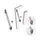 FAPIM Braccio per wasistas R40 modello ALT 3. AISI 430. Installabile anche a finestra montata.
