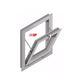 FAPIM Braccio per wasistas R40 modello ALT 3. AISI 430. Installabile anche a finestra montata.