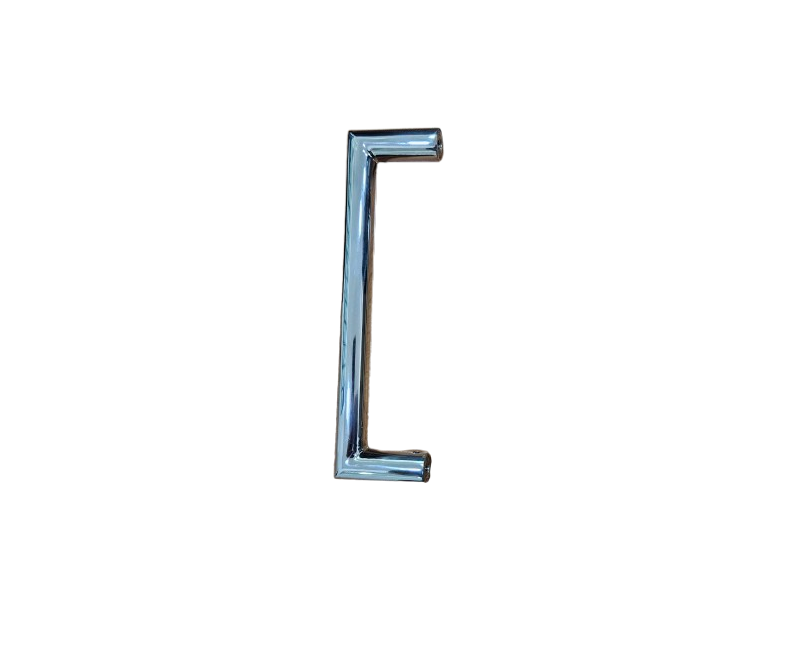 FIMET Maniglione quadrato modello GEORGIA in ACCIAIO INOX SATINATO. Kit di fissaggio a coppia incluso. Kit di fissaggio montaggio singolo per legno incluso.