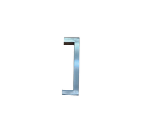 FIMET Maniglione quadrato dritto per porta 20x20 mm. modello GEORGIA Q ACCIAIO INOX SATINATO senza rosette comprensivo di kit per il fissaggio.