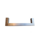 FIMET Maniglione quadrato dritto per porta 20x20 mm. modello GEORGIA Q ACCIAIO INOX SATINATO senza rosette comprensivo di kit per il fissaggio.
