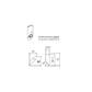 FIMET Maniglione inclinato modello ARIZONA diametro 25 mm. In acciaio inox aisi 304. Kit di fissaggio a coppia incluso. Kit di fissaggio montaggio singolo per legno incluso.
