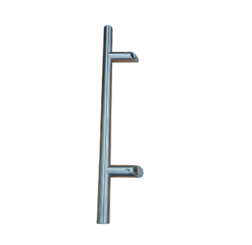 FIMET Maniglione inclinato modello ARIZONA diametro 25 mm. In acciaio inox aisi 304. Kit di fissaggio a coppia incluso. Kit di fissaggio montaggio singolo per legno incluso.