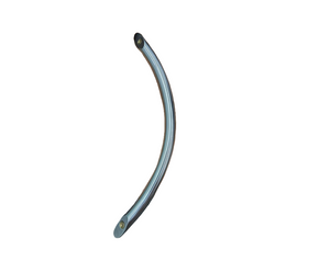 FIMET Maniglione per porte Ø 32 modello CALIFORNIA. Kit di fissaggio a coppia incluso. Kit di fissaggio montaggio singolo per legno incluso. Inox Satinato.