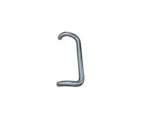 FIMET Maniglione tubolare per porte modello NEVADA in Acciaio Inox Satinato, Kit di fissaggio a coppia incluso, Kit di fissaggio montaggio singolo per legno incluso.