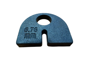INOX DESIGN GOMMINA DI SUPPORTO MODELLO "00" PER VETRO 6,76 mm.