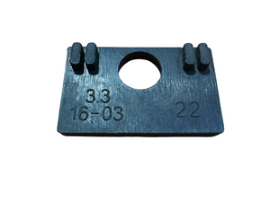 INOX DESIGN GOMMINA DI SUPPORTO MODELLO "03" PER VETRO 8,76 mm.