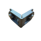 GASTALDELLO SISTEMI SQUADRETTA CON BOTTONE PER PROFILI EL 60SN-90SN-120S - SPESSORE 12 mm. LUNGHEZZA 49 mm.