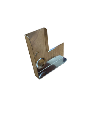 GASTALDELLO SISTEMI SQUADRETTA ALLINEAMENTO ANTE PORTE - LARGHEZZA 25 mm. - LUNGHEZZA 47 mm. - SPESSORE 7 mm. - PROFILI EL 60-72