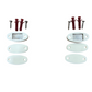 GINKO SAFE DESIGN FERMA IMPOSTE MAGNETICO COLORE BIANCO RAL 9010
