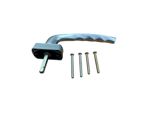 HOPPE "NEW YORK" DK QUADRO 7x45 mm. MANICO LUNGO COLORE ARGENTO