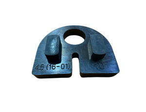 INOX DESIGN GOMMINA DI SUPPORTO MODELLO "00" PER VETRO 6,76 mm.