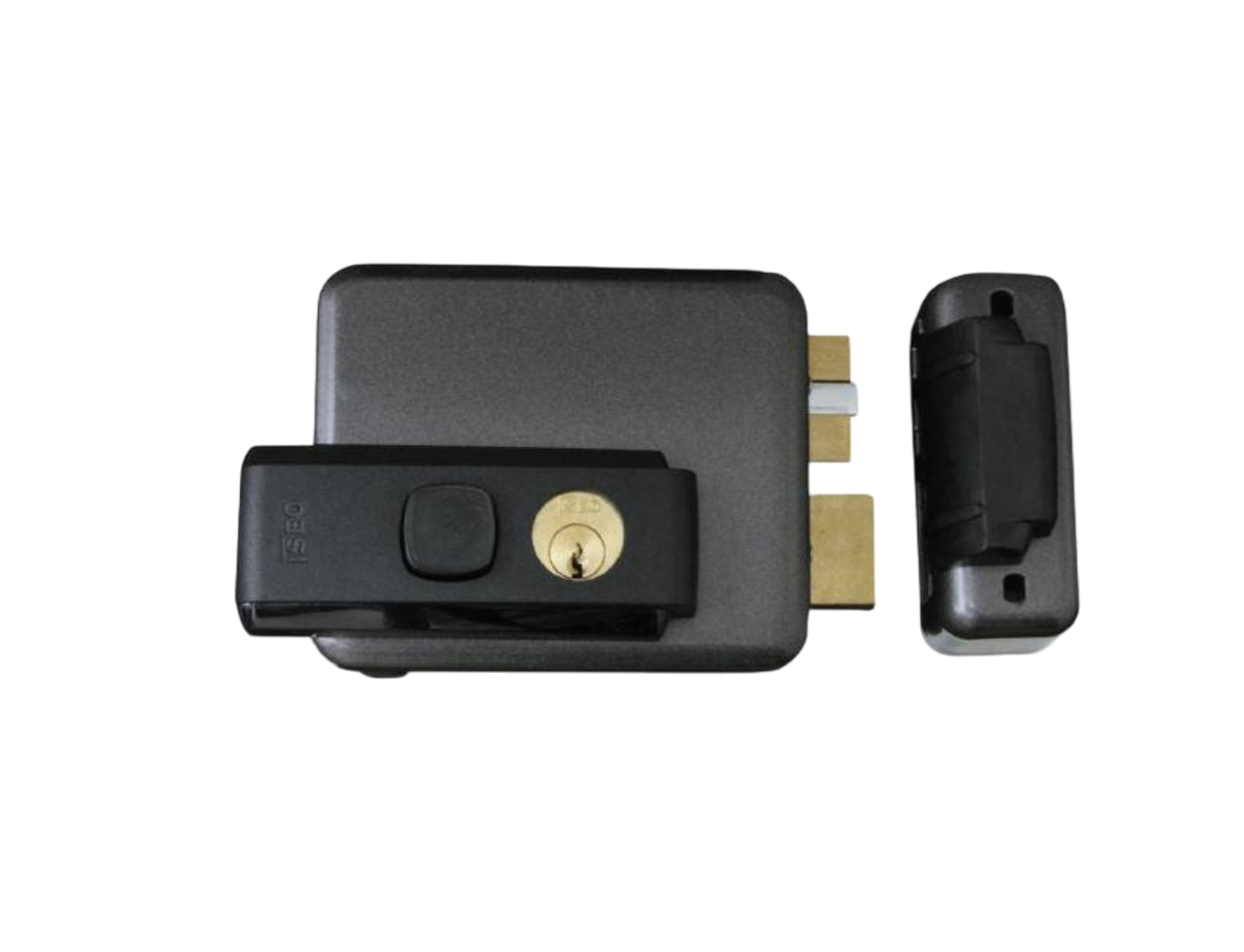 ISEO Serratura destra/sinistra serie 5, entrata variabile con scrocco, catenaccio e piastre