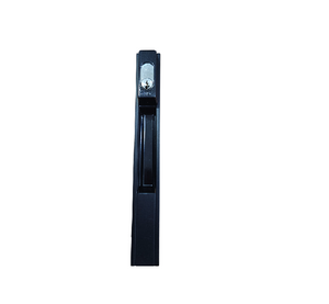 Savio Chiusura singola laterale, maniglia ad incasso scorrevole, in alluminio e zama, con cilindro di sicurezza (chiavi diverse), 2 viti TS M5x25 e 2 viti TS M5x35 in acciaio inox 304, (brevettato). Colore NERO